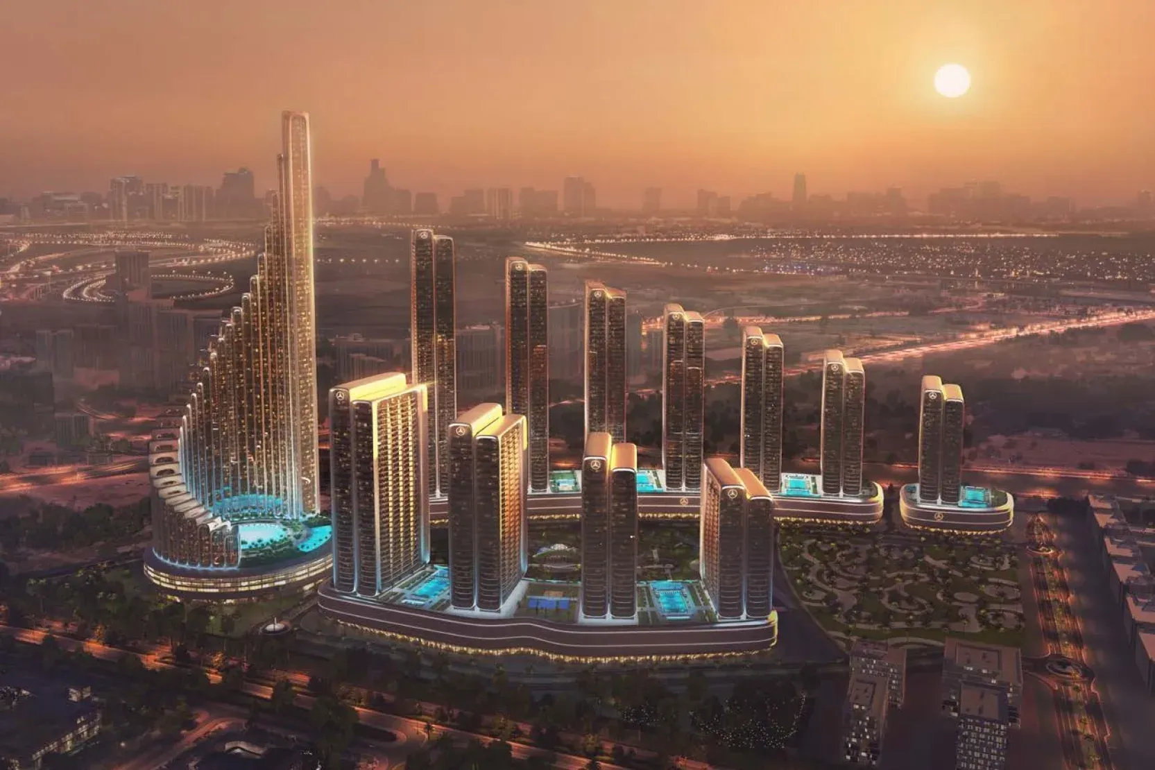 Mercedes-Benz Places | Binghatti City — Meydan, Dubai