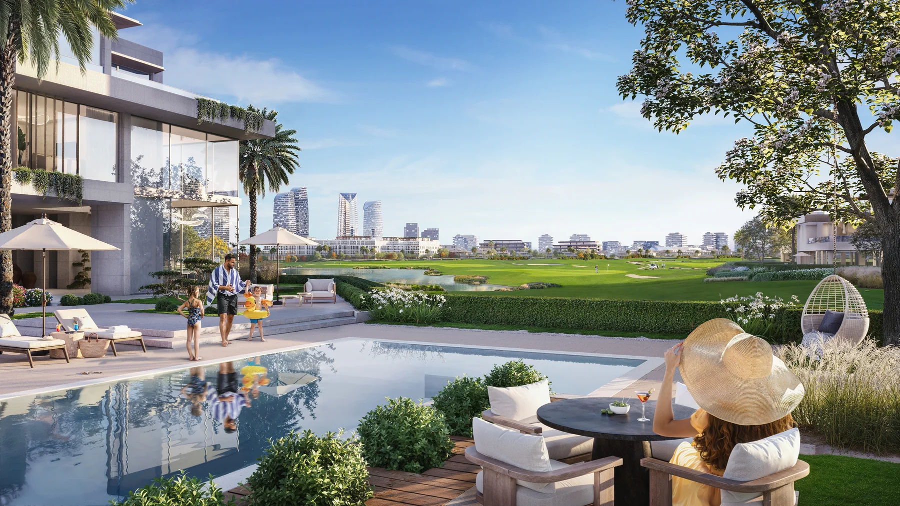 Вилла в Jumeirah Golf Estates с собственным бассейном и видом на чемпионские фервеи