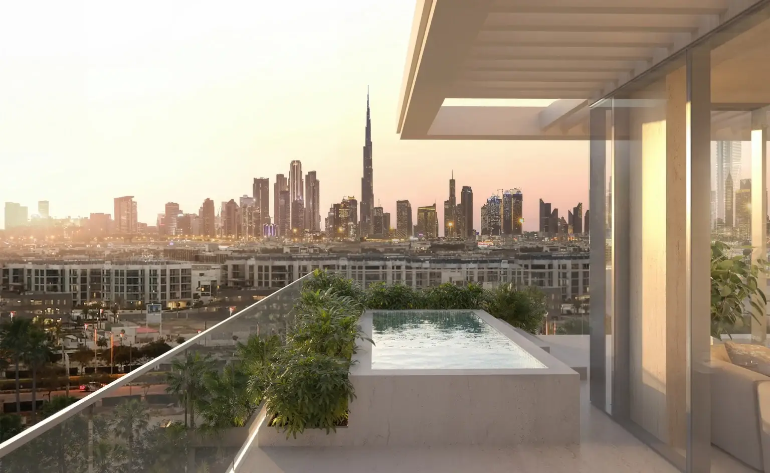 Balcony on the building exterior — Arthouse Residences Meydan