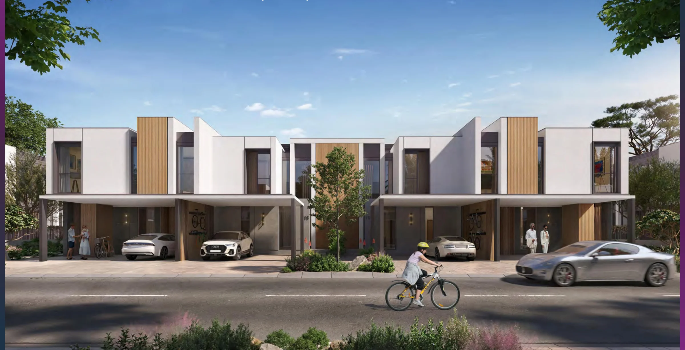 Three-bedroom townhouse cluster