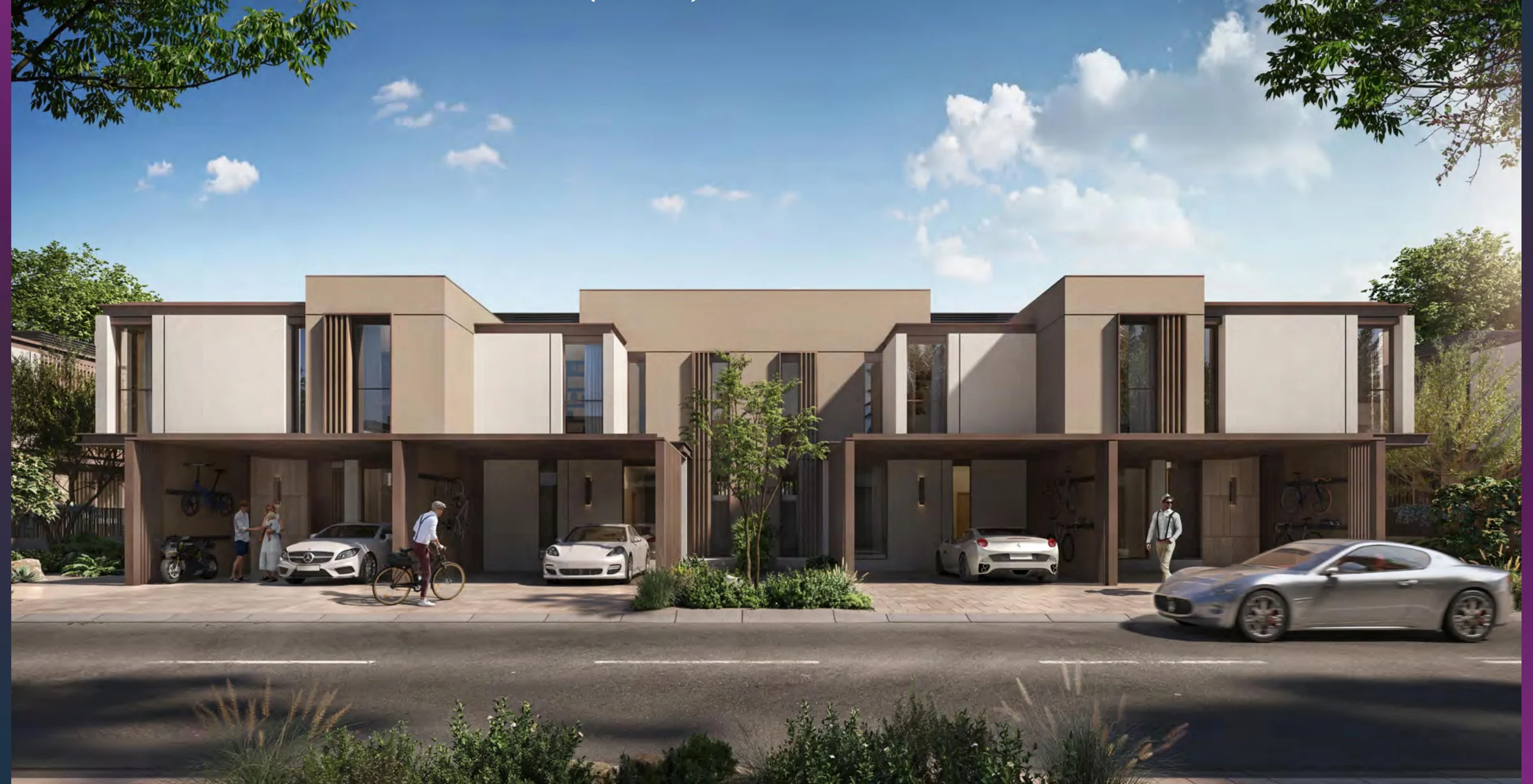Four-bedroom townhouse cluster