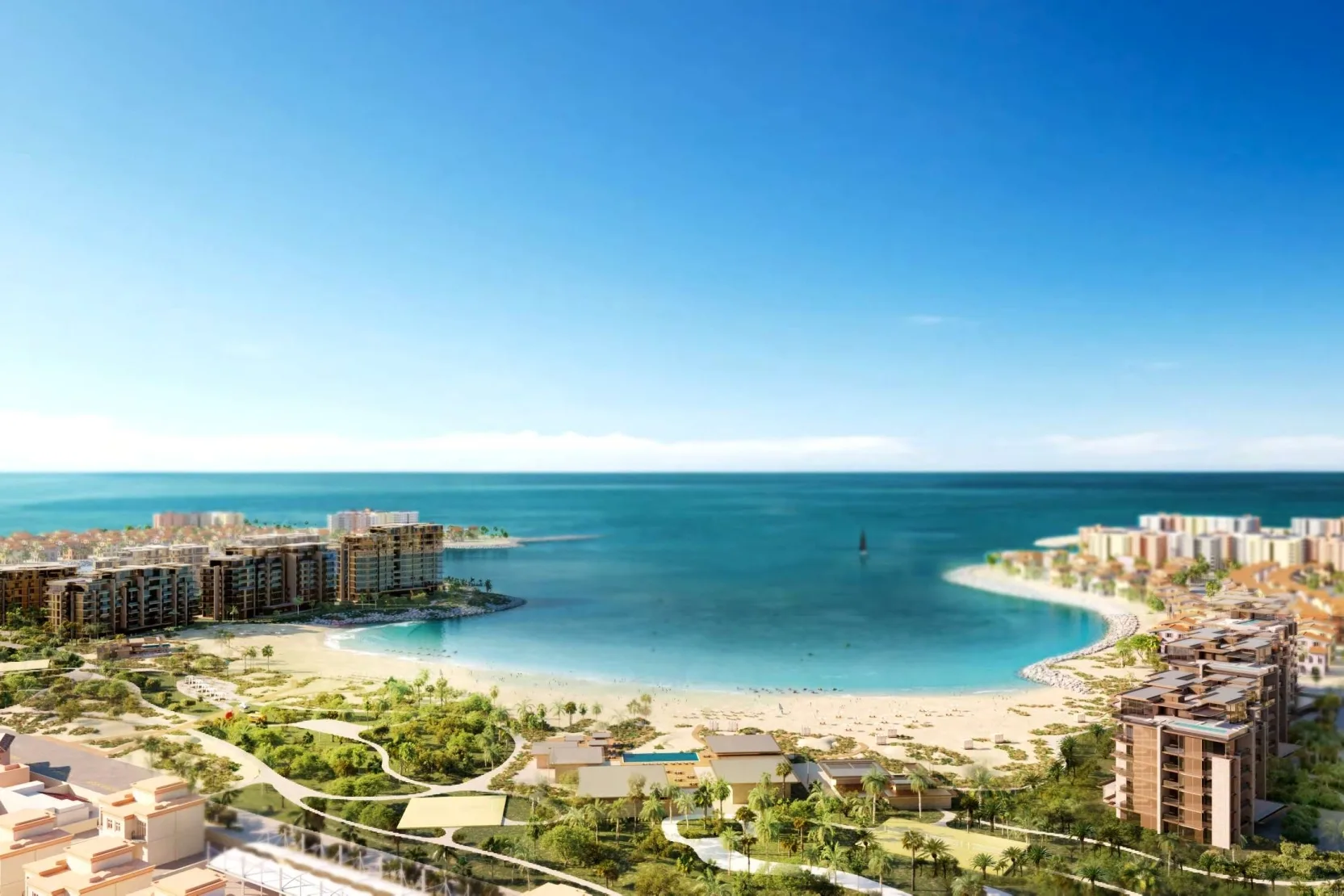 Vue aérienne du projet — Solaya at La Mer