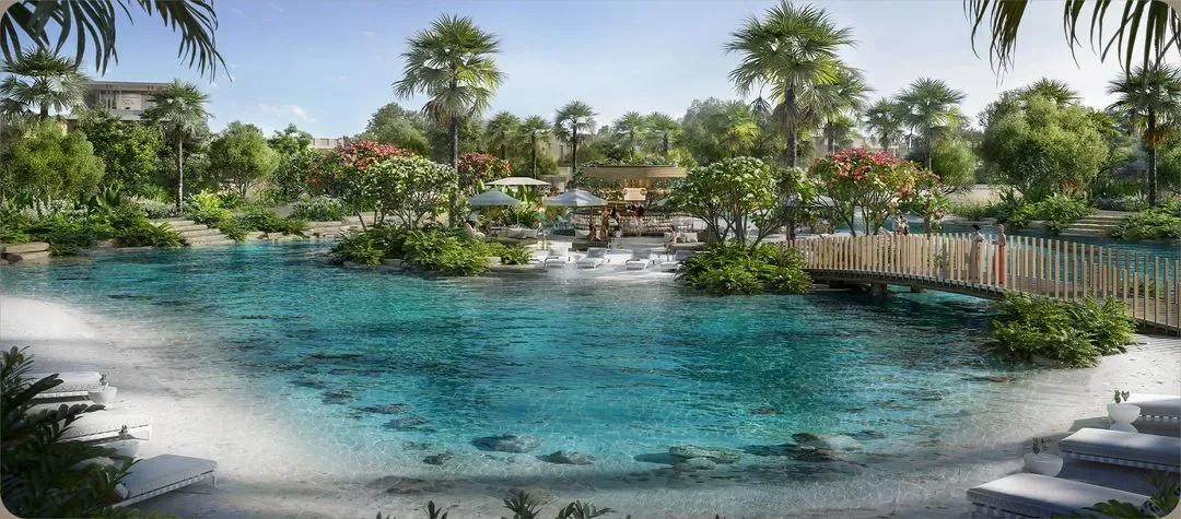Le lagon de baignade