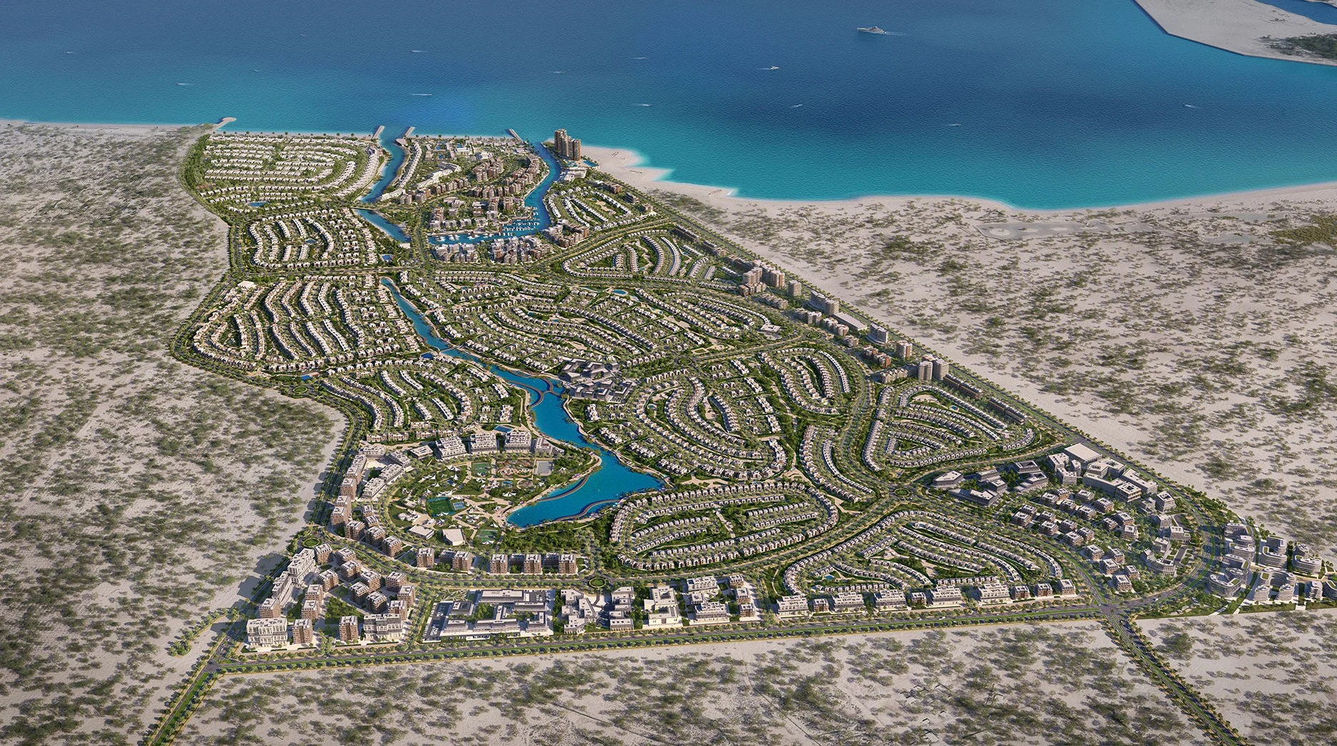 El plan maestro — Y Views at Bayn